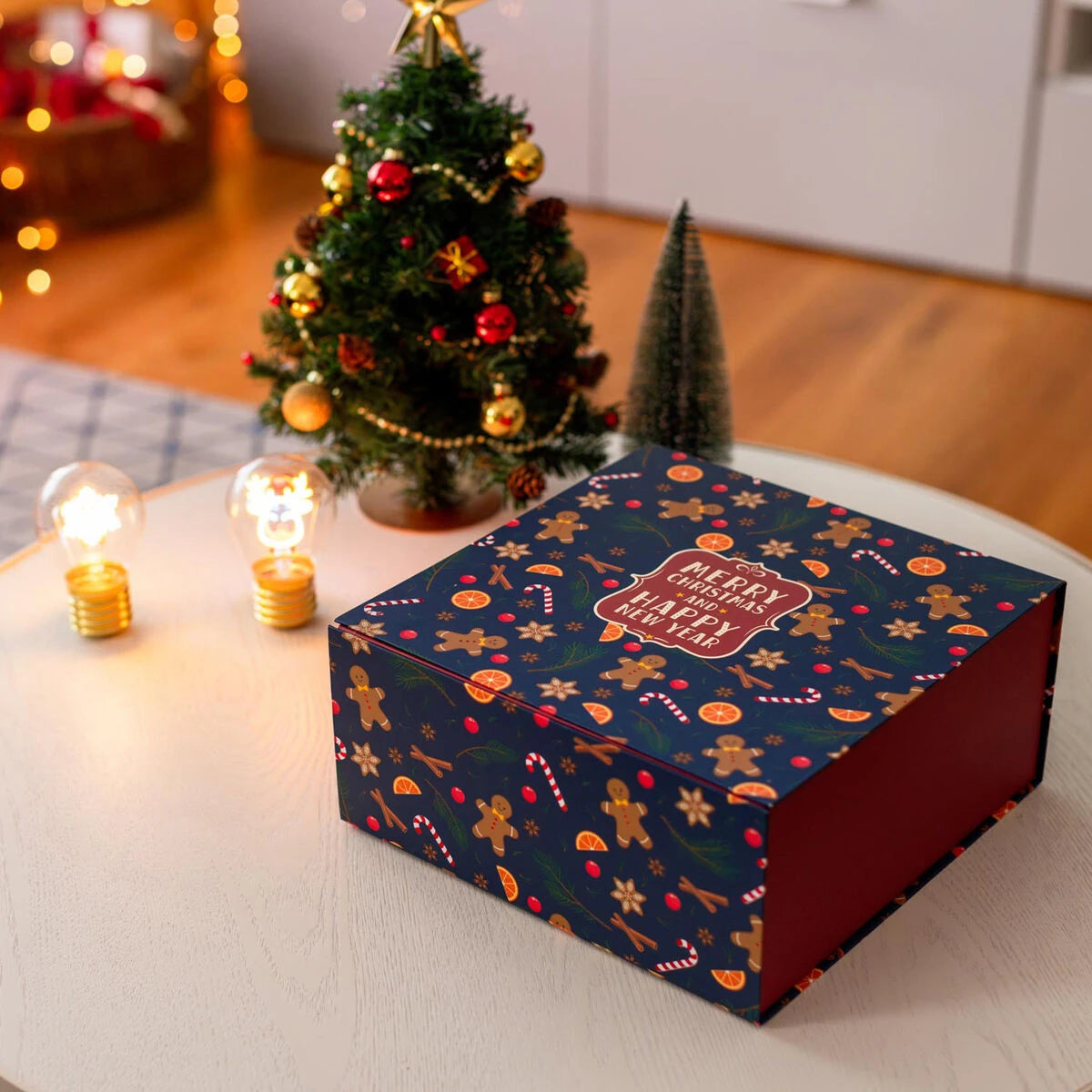 Legami - Caja de regalo de Navidad mediana - Jengibre - Caja de venta
