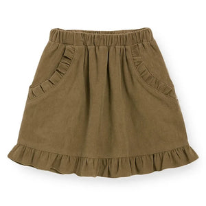 Fliink - Falda fruncida Dolly | Caqui