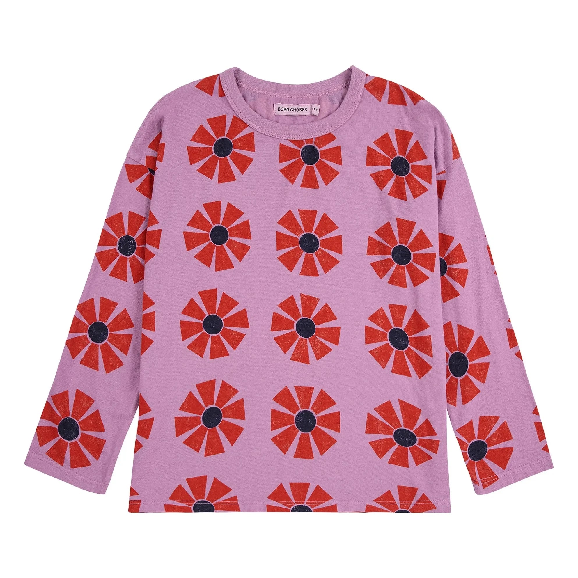 Bobo Choses - Camiseta de algodón orgánico Kaleidoscopio | Lila