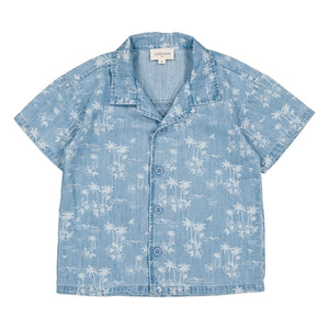 Louis Louise - Camisa vaquera Magnum Hawaii | Azul claro