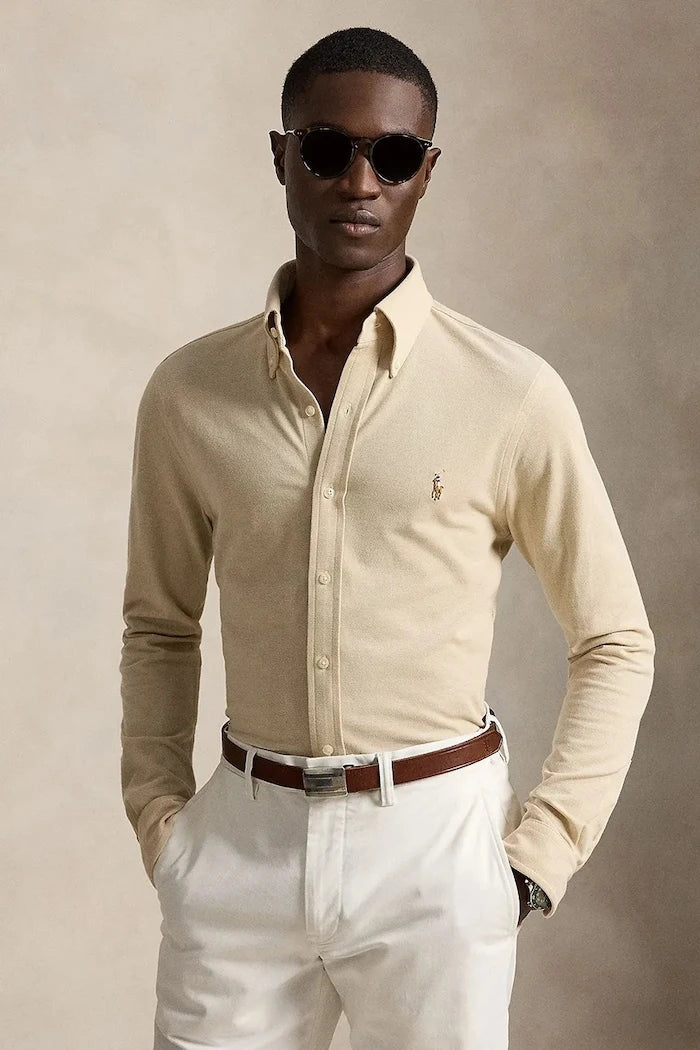 Camisa Oxford de algodón Polo Ralph Lauren para hombre