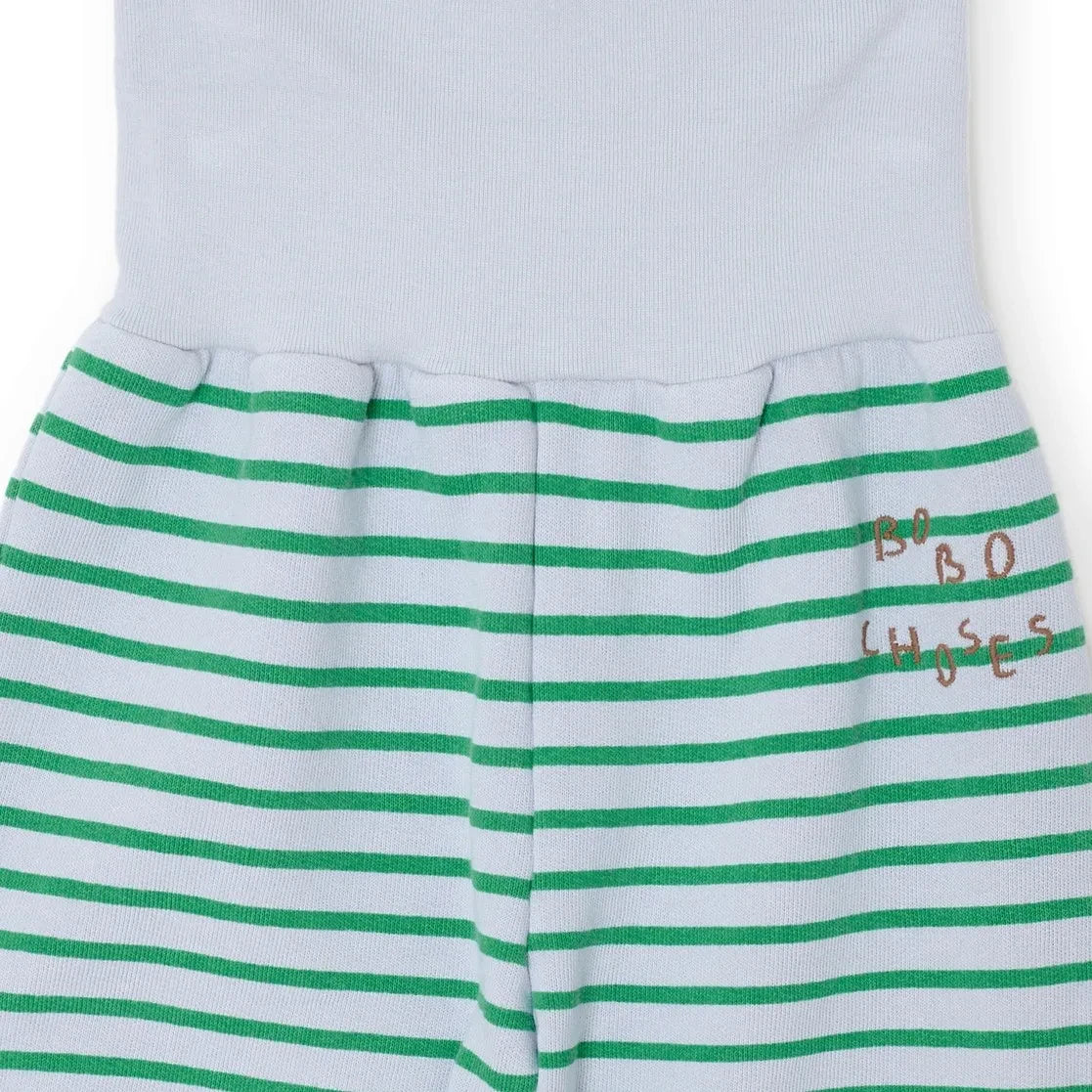 Bobo Choses - Bobo Choses Çizgili Organik Pamuk Jogger | Gri