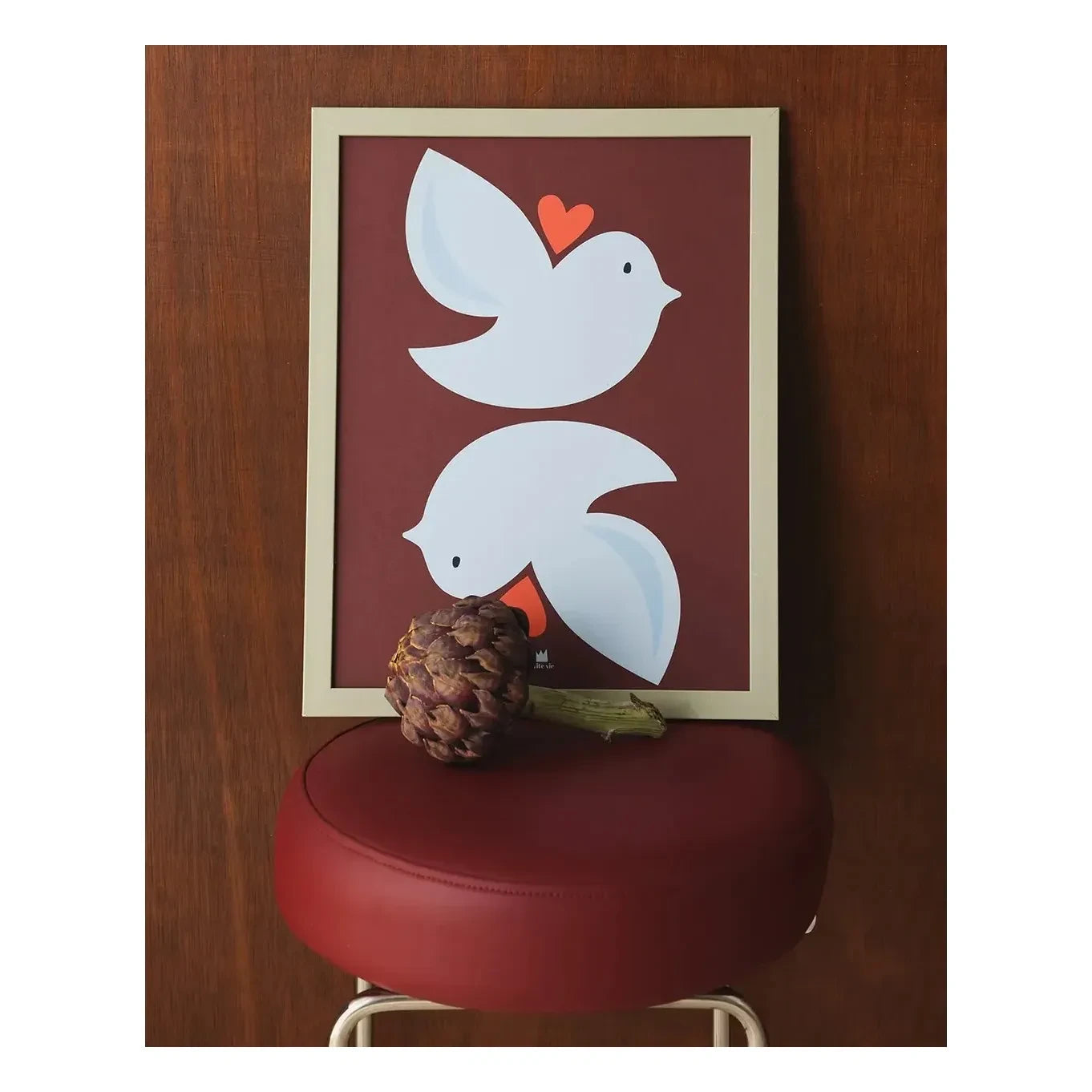 Ma petite vie - Mavi Kuşlar Poster | Açık Mavi