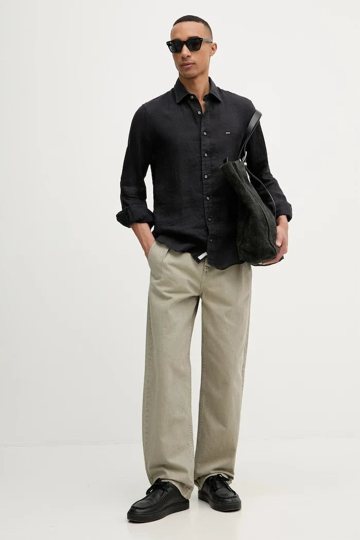 Camisa de lino Michael Kors para hombre