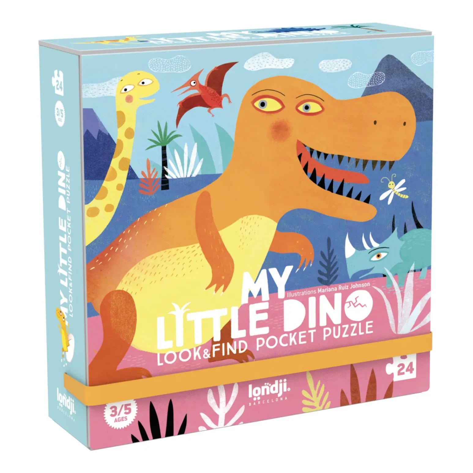 Londji - Mi Pequeño Rompecabezas de Dinosaurios - 24 Piezas