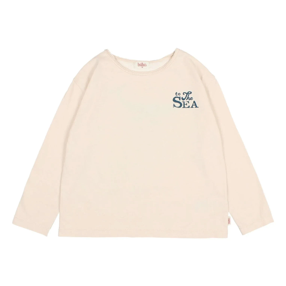 Búho - Camiseta Hacia el mar Algodón orgánico | Beige