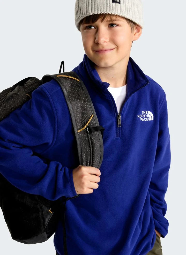 The North Face - Polar con Capucha Estilo Glacier | Azul Real