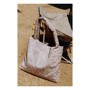 Studio Noos - Bolso cambiador Puff Leopardo | Beige