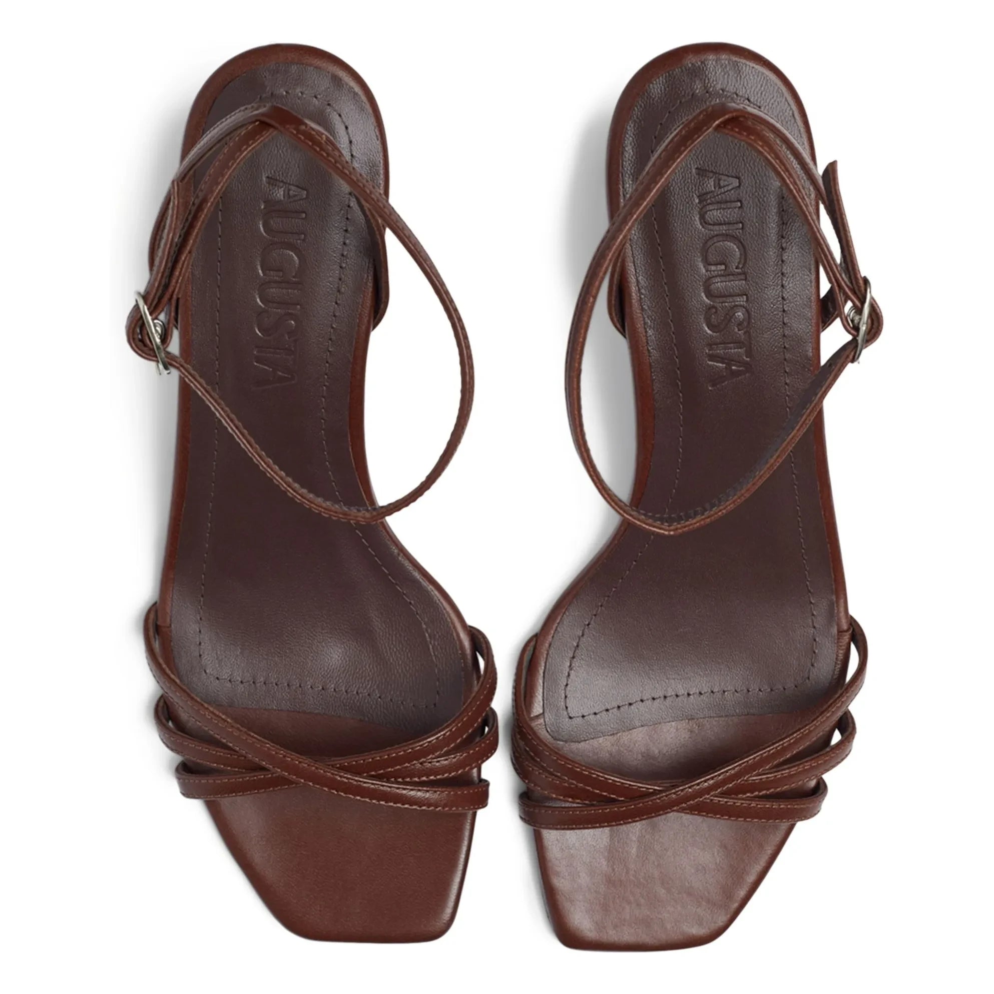Augusta - Sandalias de tiras | Chocolate