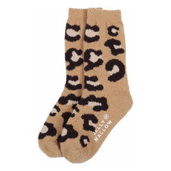 Jelly Mallow - Calcetines Tarry Leopardo 2 Pares | Beige