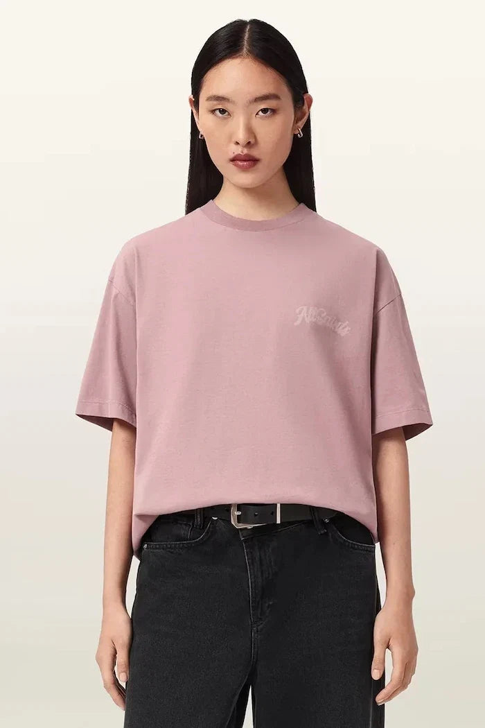 AllSaints Camiseta Oversize de Algodón para Mujer ODYSSEY ETTA TEE