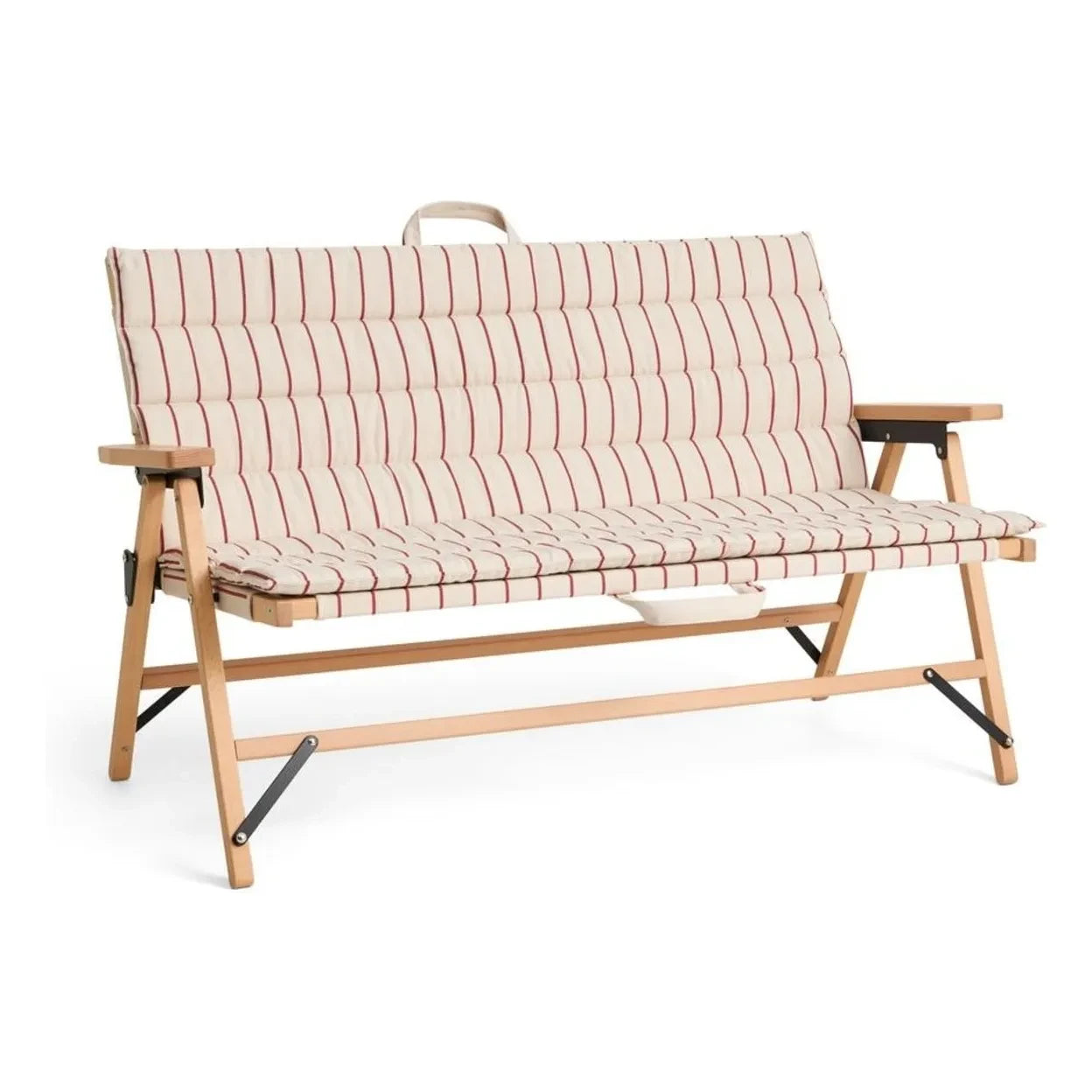 Hay - Cojín plegable para banco de mercado al aire libre, Jasper Morrison | Beige