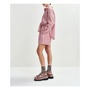 Essentiel Antwerp - Shorts de rayas Jeeuw | Rosa