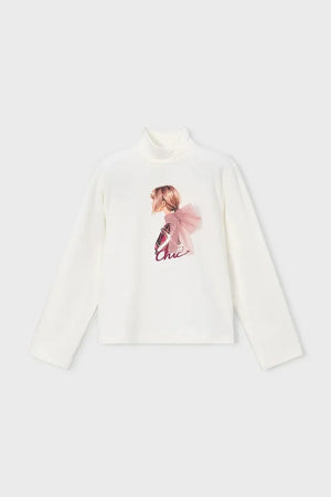 Blusa Mayoral de manga larga viscosa para niños