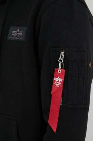 Sudadera con capucha y estampado trasero Alpha Industries