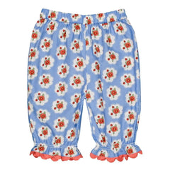 Hello Simone - Preciosos pantalones estampados de flores | Azul
