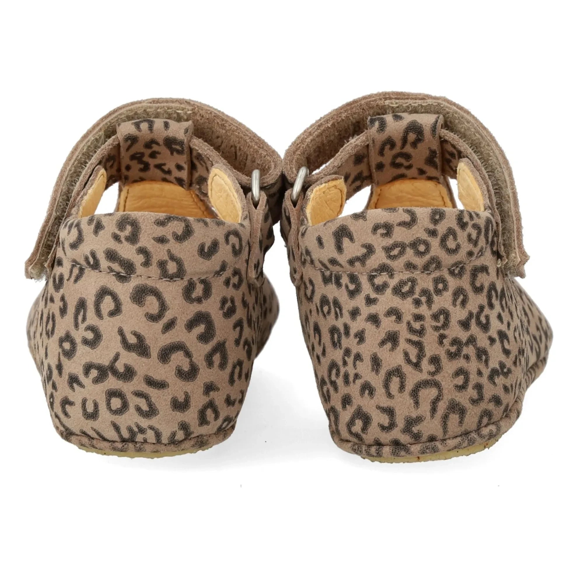 Angulus - Zapatillas de Leopardo de Ante | Marrón