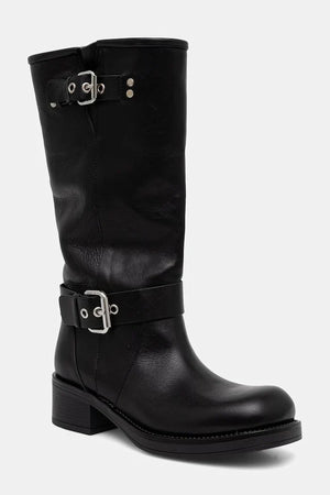 Botas de cuero para mujer a la altura de la rodilla Weekend Max Mara