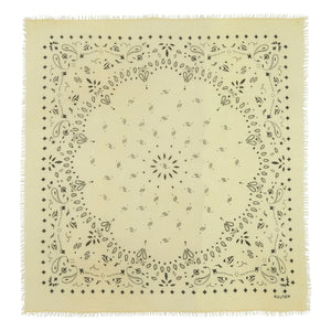 Kujten - Bandana de cachemira Effy | Verde anís