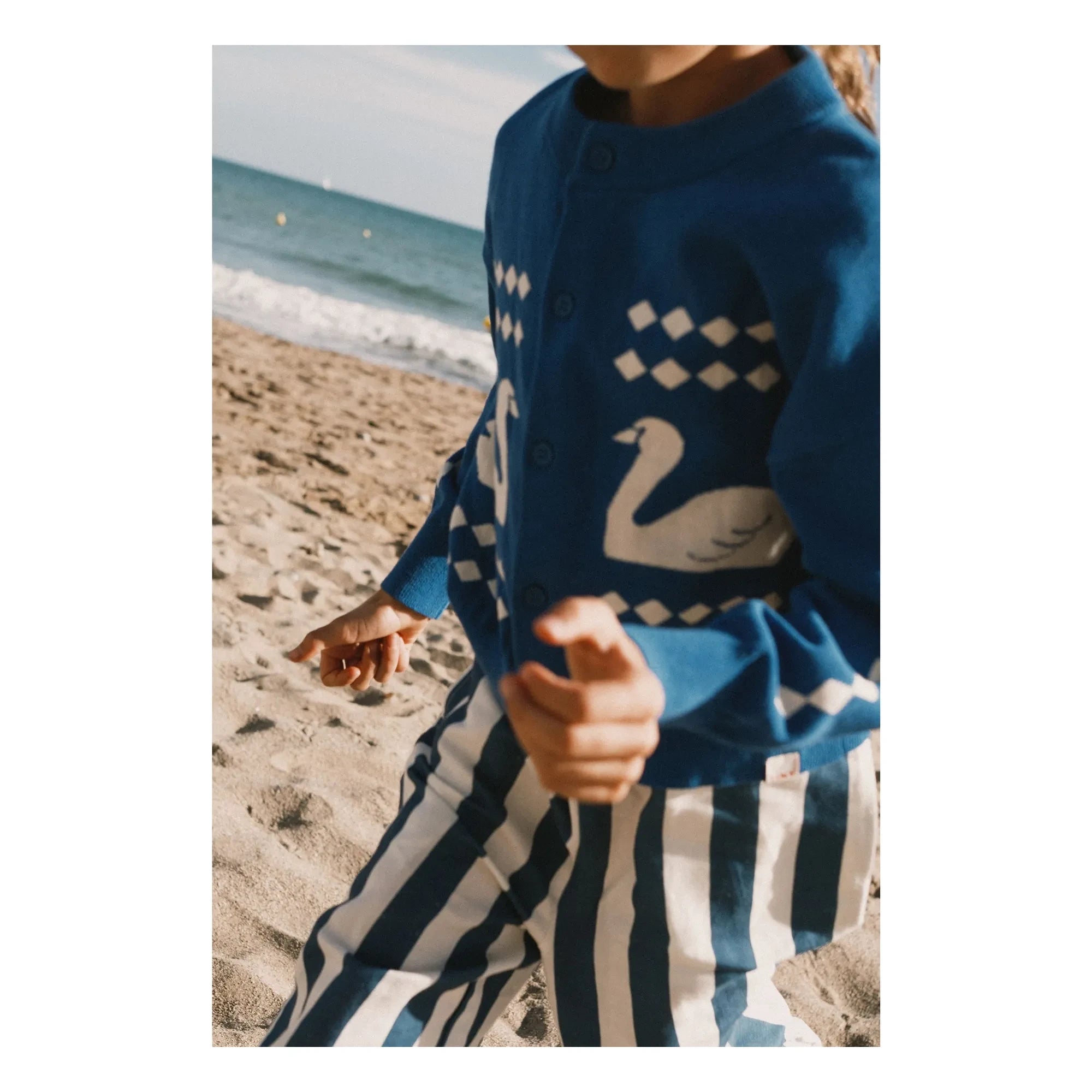 Tinycottons - Cárdigan Swans | Azul