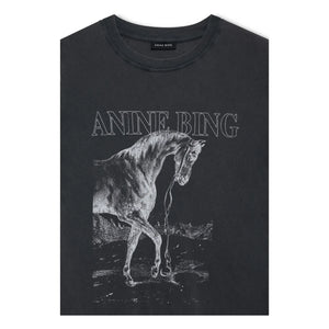 Anine Bing - Camiseta Lili Horse | Negro