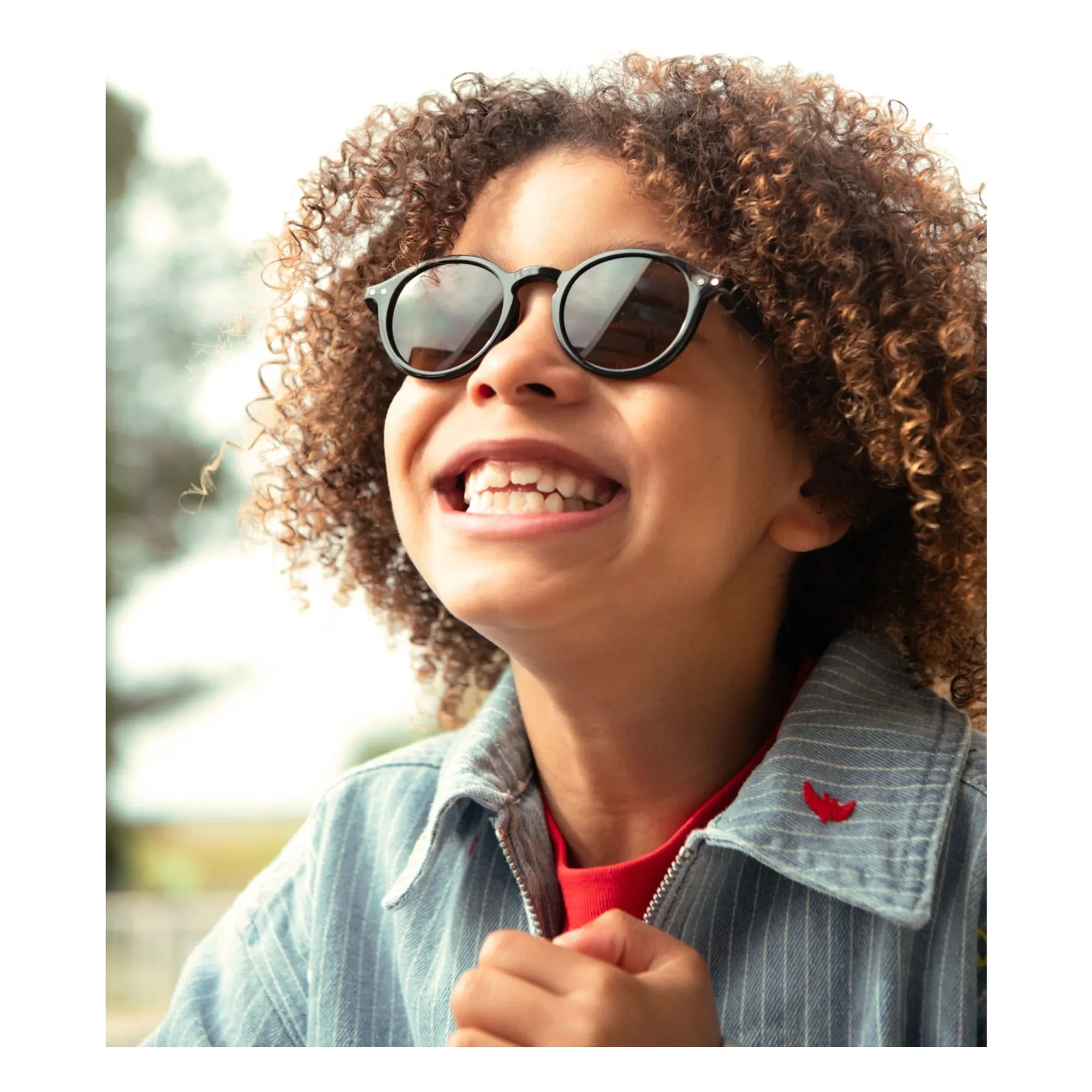IZIPIZI - Gafas de sol #D Junior | Negro brillante