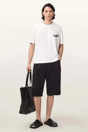 Shorts cortos de algodón para hombre AllSaints CASTRO