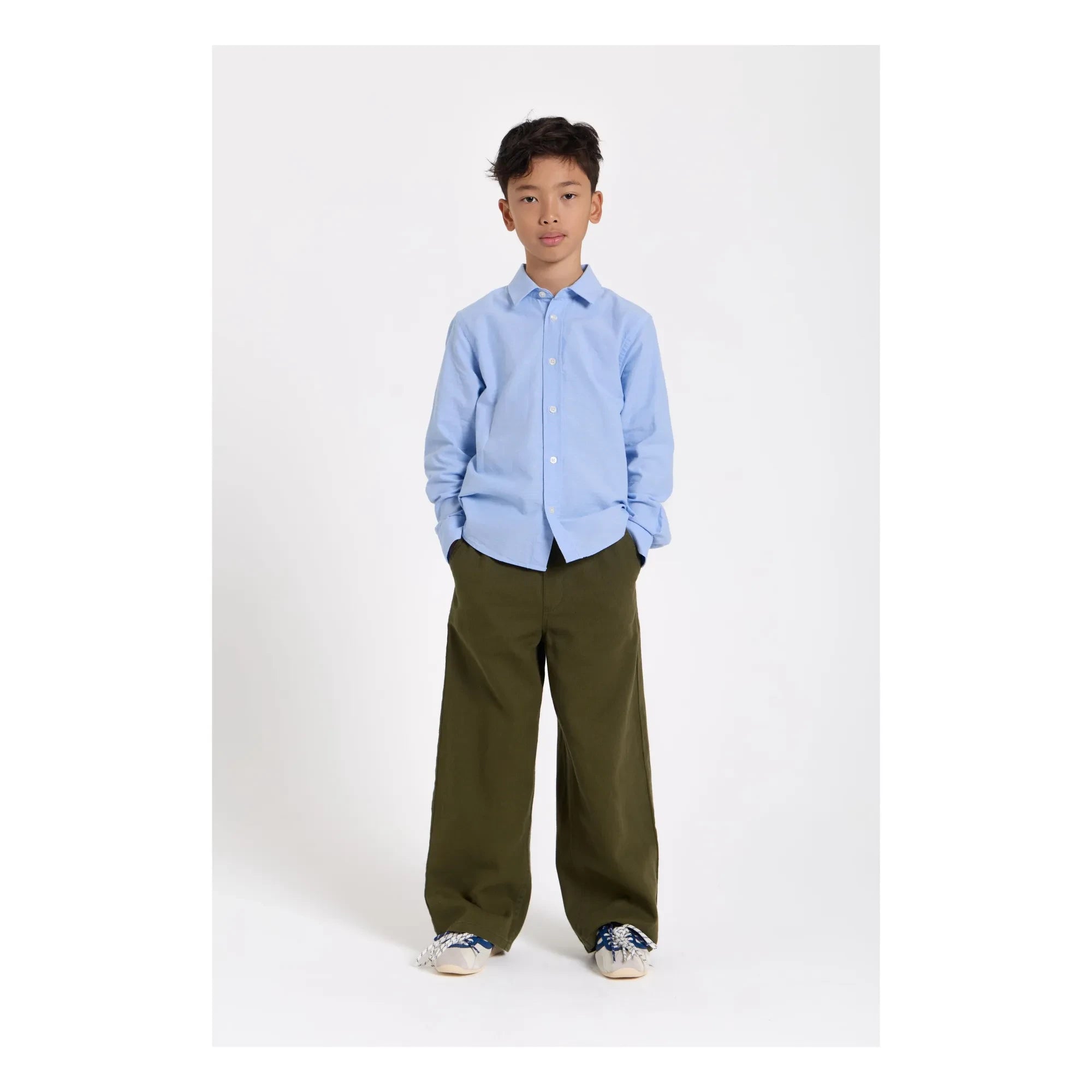 Smallable Kid - Camisa Zak Oxford | Azul claro