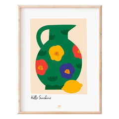Ma petite vie - Hello Sunshine poster | Verde