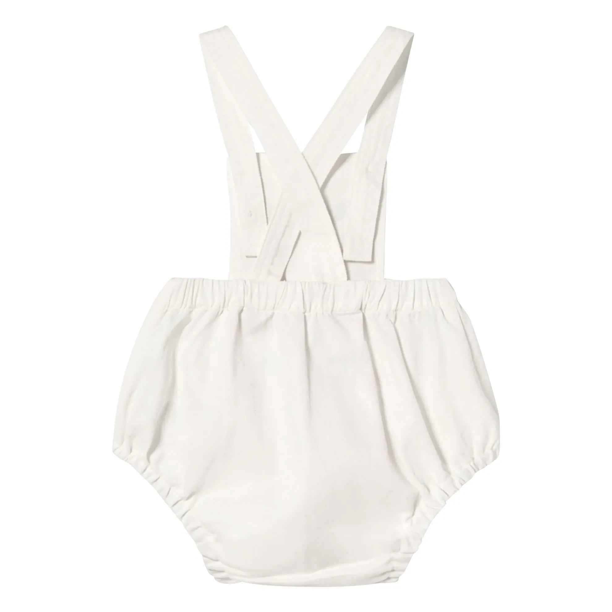 Tinycottons - Mono de sarga con cerezas | Blanco