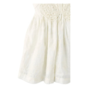 Gingersnaps - Vestido bordado Gabrielle | Blanco