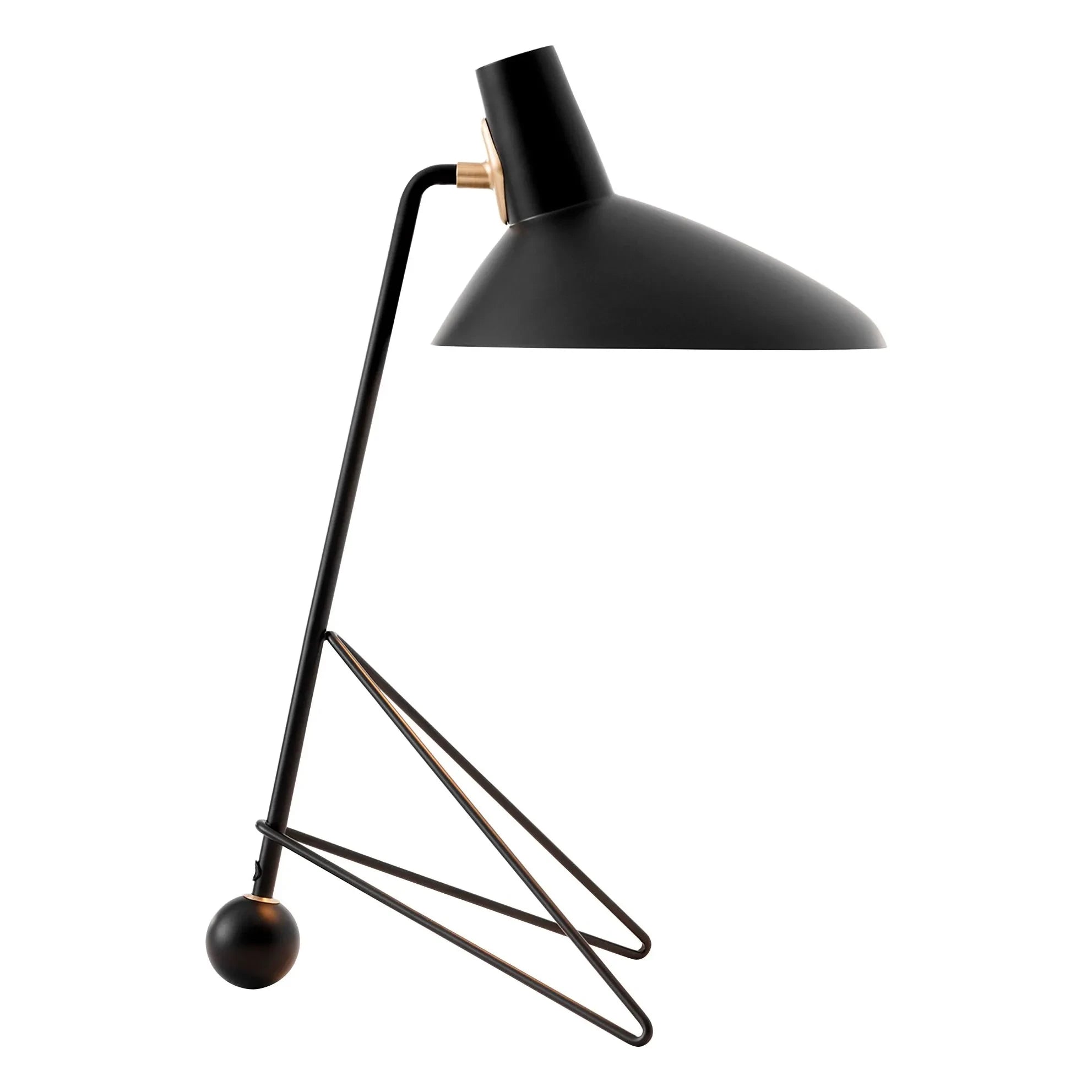 & Tradition - Lámpara de sobremesa HM9 Tripod, Hvidt & Mølgaard | Negra