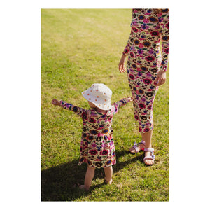Paloma Collection - Vestido de flores de México - Colección infantil | Morado