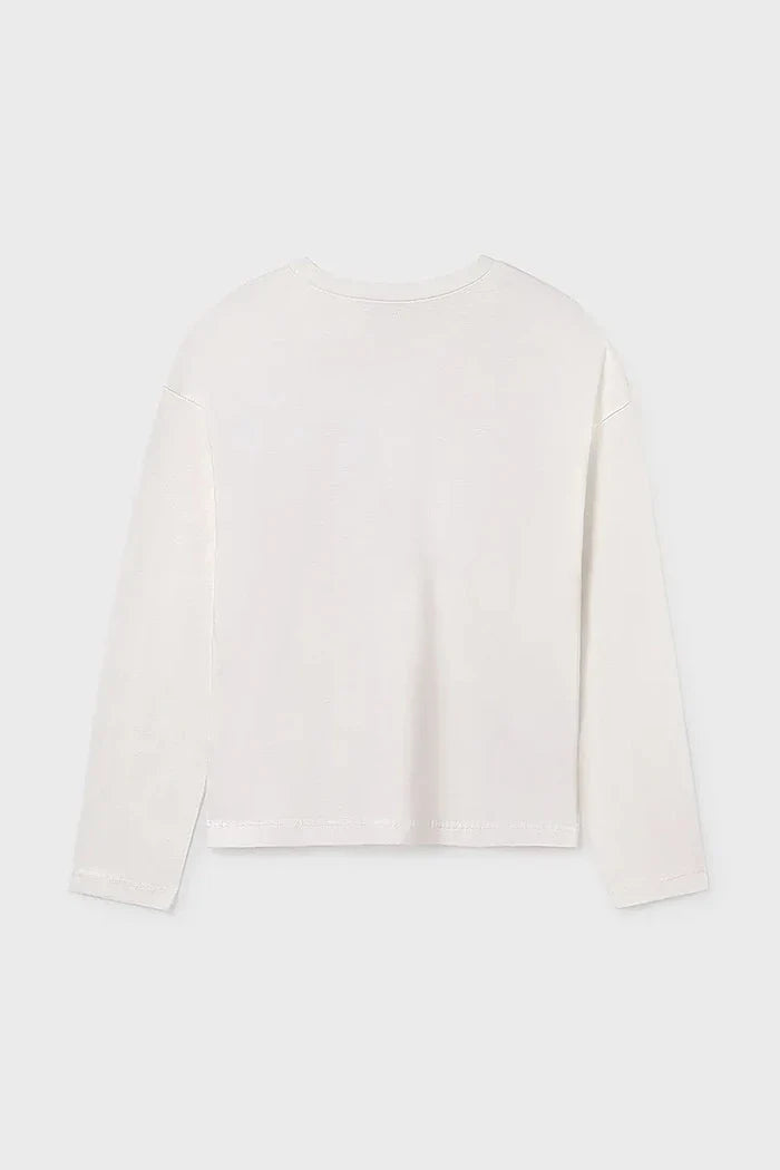 Blusa de algodón de manga larga Mayoral
