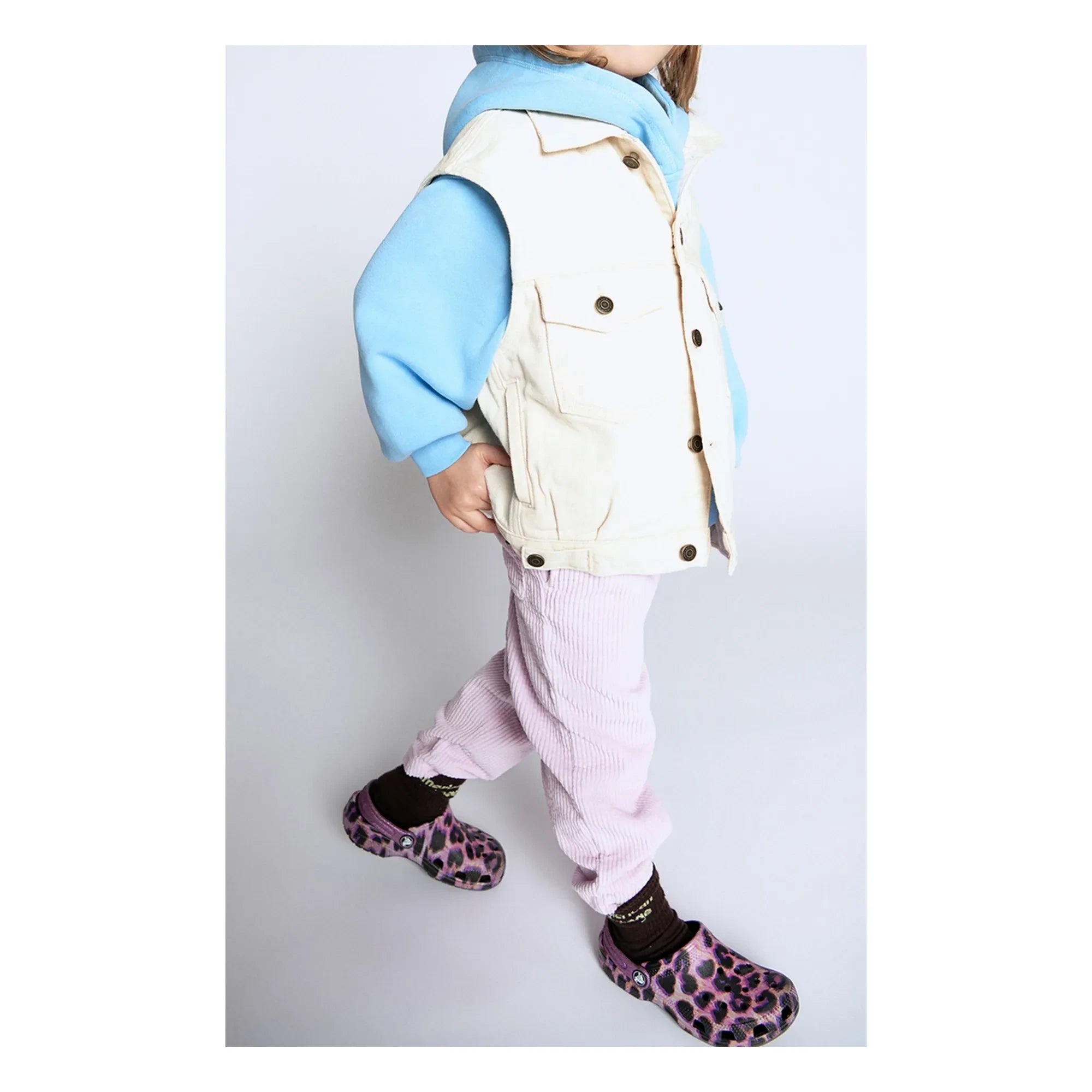 American Vintage - Pantalones de Terciopelo | Rosa Empolvado