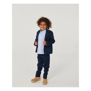 Copenhagen Colors - Pantalón chino elástico de algodón orgánico | Azul marino