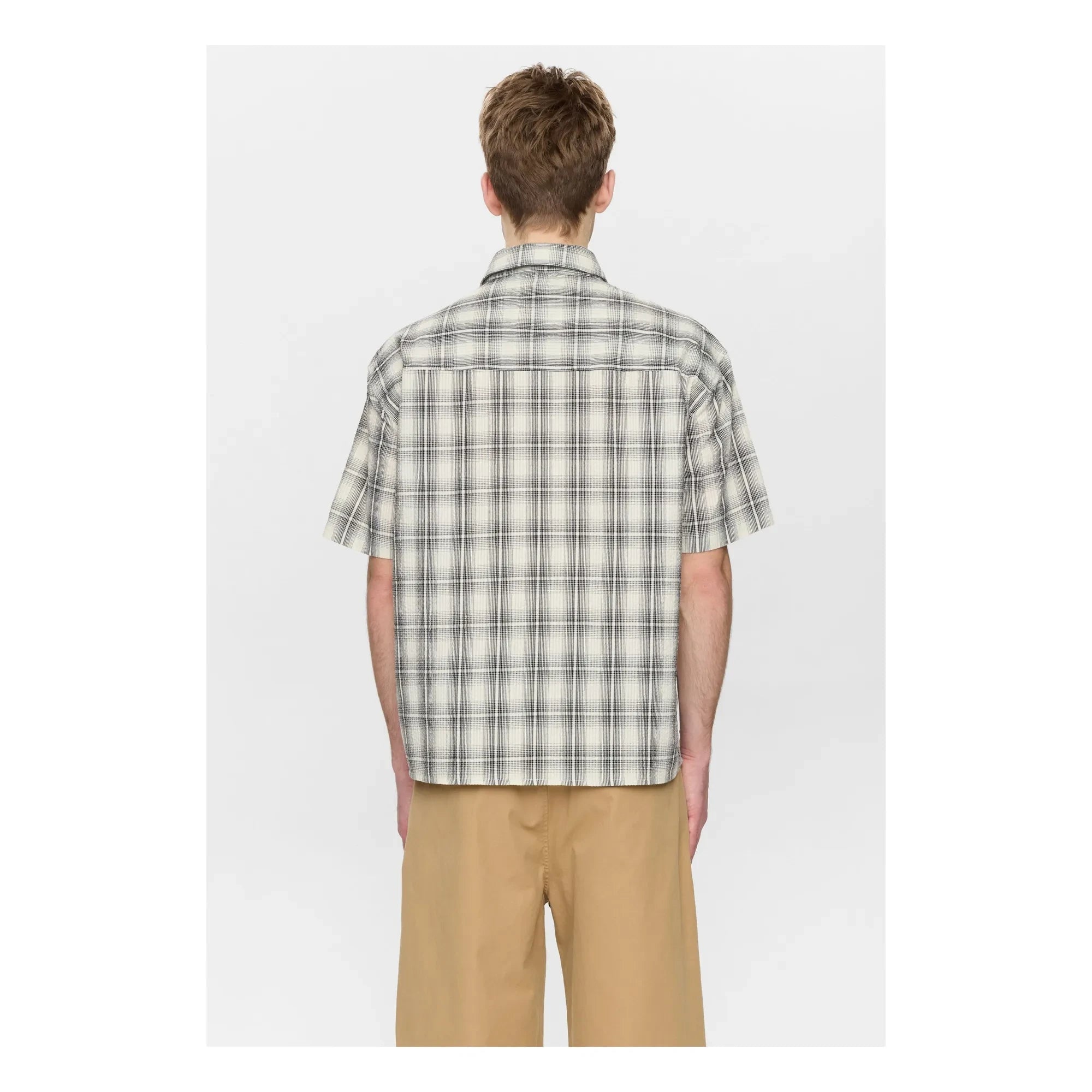Anerkjendt - Camisa a cuadros Akotto | Gris