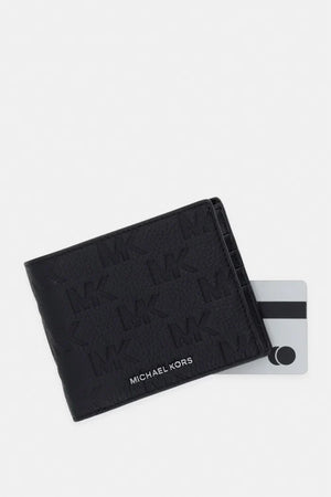 Set de cartera de cuero y tarjetero Michael Kors para hombre