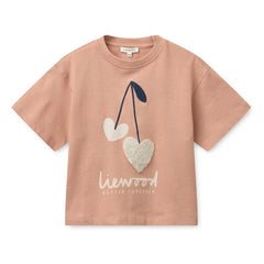 Liewood - Camiseta Tyler Hearts de algodón orgánico | Rosa