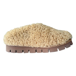 ILDA'S sheep - Zuecos de piel de oveja | Beige