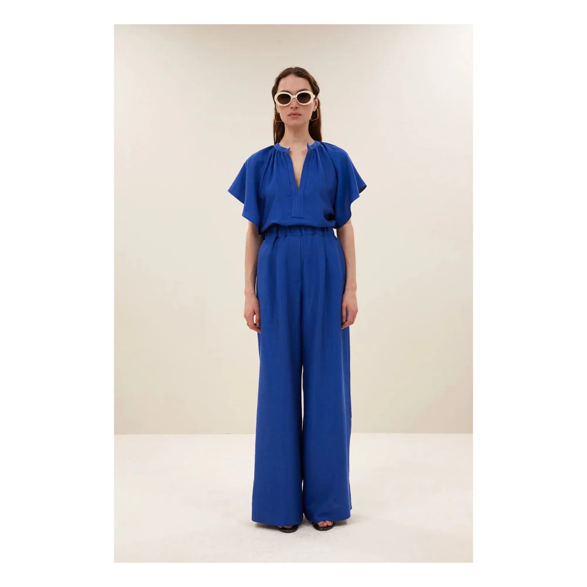 By Bar - Pantalón Gloss Celin | Azul real