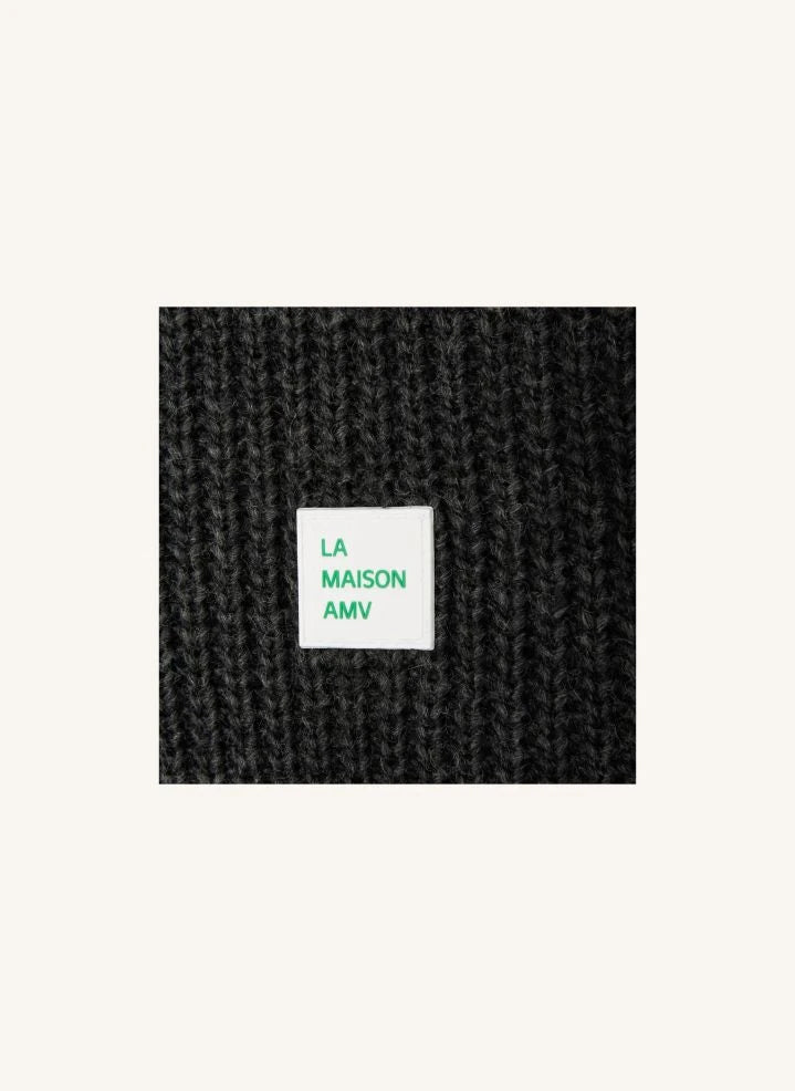 American Vintage - Suéter de lana y alpaca Crashway | Gris carbón
