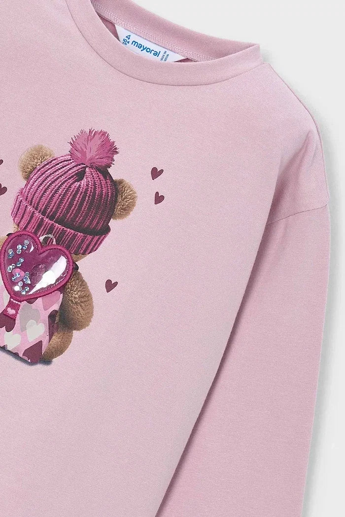 Mayoral blusa de manga larga de algodón para niños