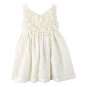Gingersnaps - Vestido bordado Gabrielle | Blanco