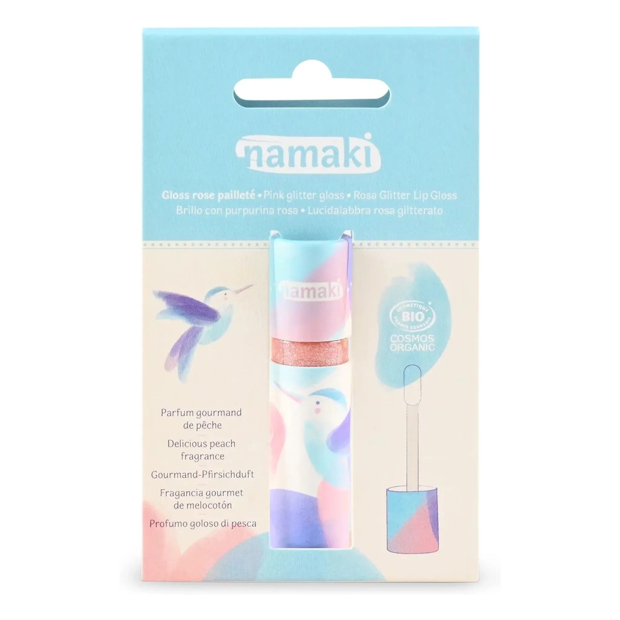 Namaki - Brillo de labios con purpurina | Rosa