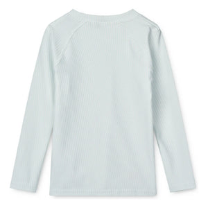 Liewood - Camiseta Noah Seersucker con protección UV | Azul claro