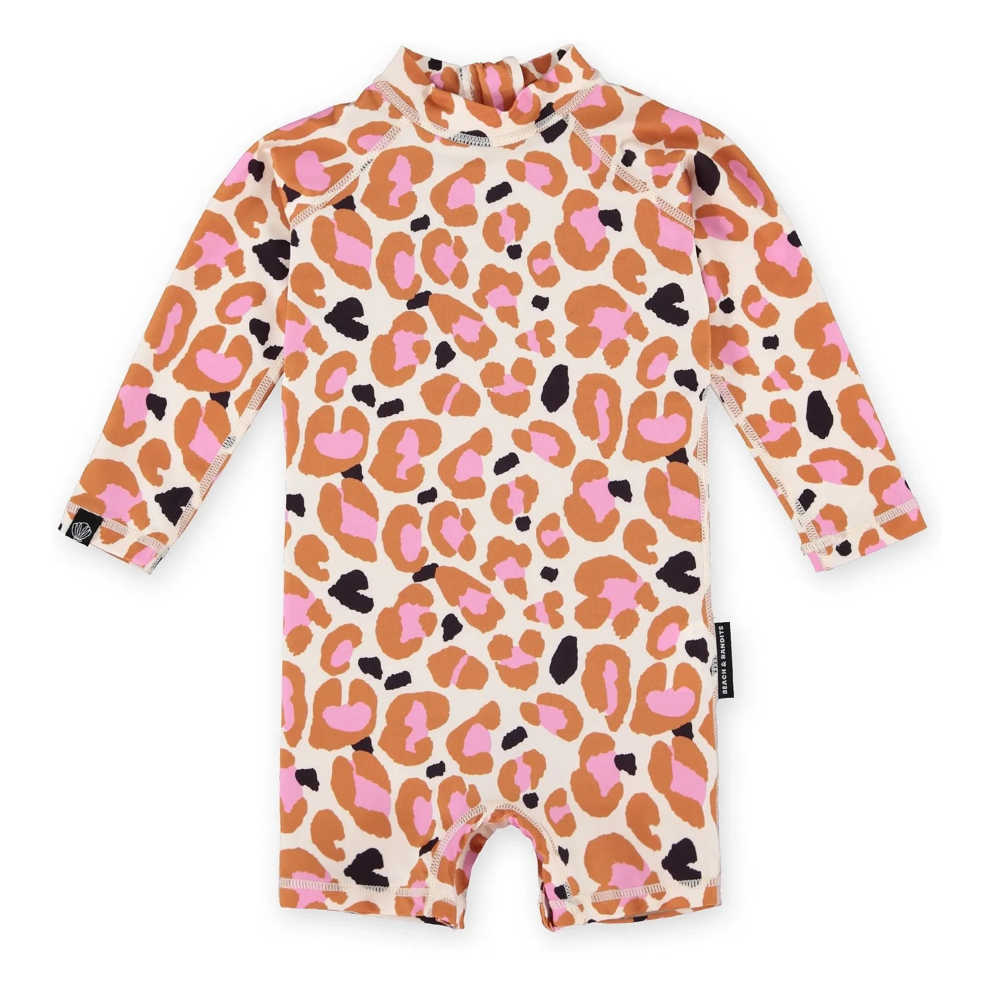 Beach & Bandits - Anti-UV Candy Leopardo Pantalón Corto Combinado de Fibras Recicladas