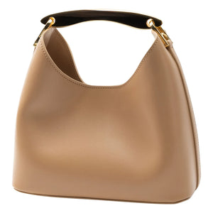 Elleme - Bolso de cuero Boomerang | Marrón