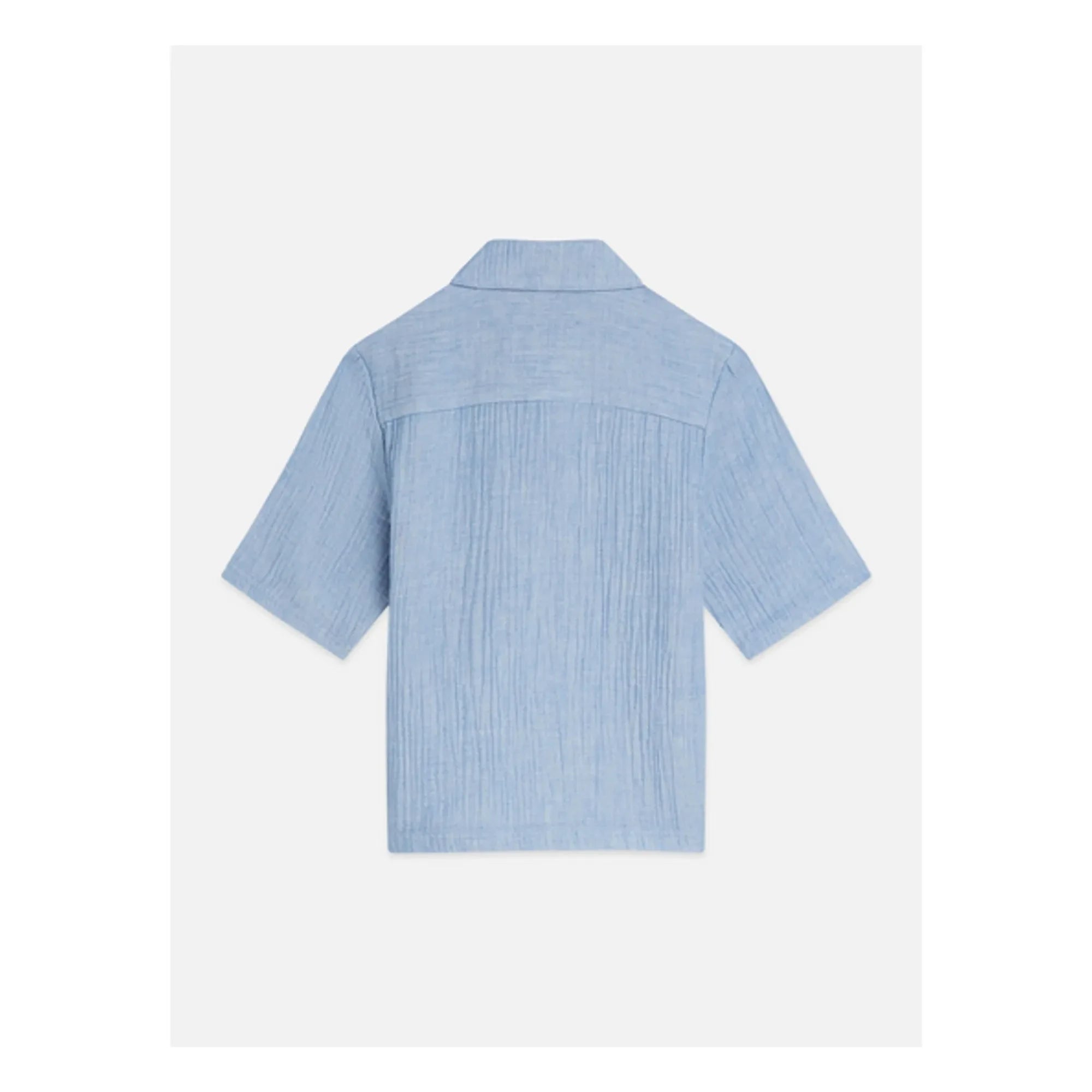Scotch & Soda - Camisa tipo Polo Chambray | Azul Claro