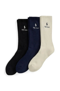 Calcetines de algodón para hombre, 3 pares